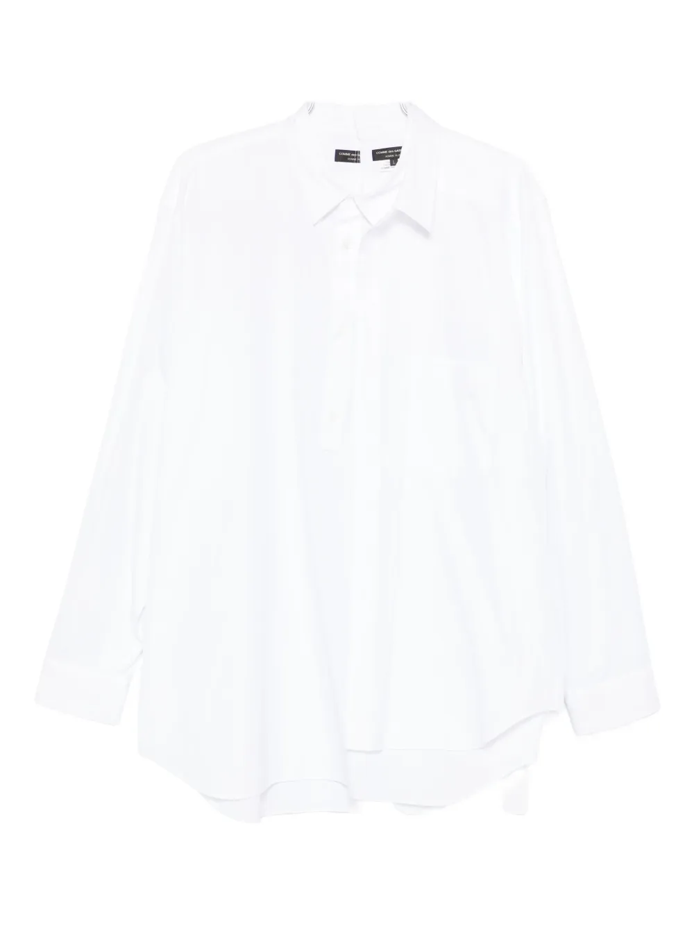 Comme des Garçons Homme Plus layered shirt - Bianco