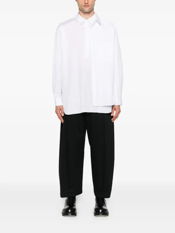 Comme Des Garçons Homme Plus レイヤード シャツ | ホワイト