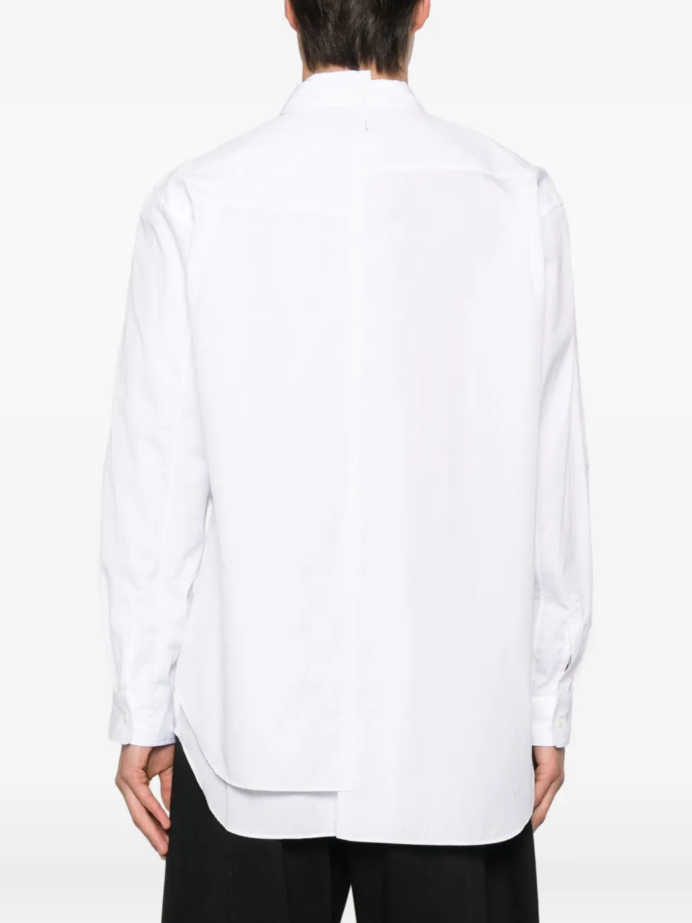 Comme des Garçons Homme Plus Gelaagd T-shirt Wit