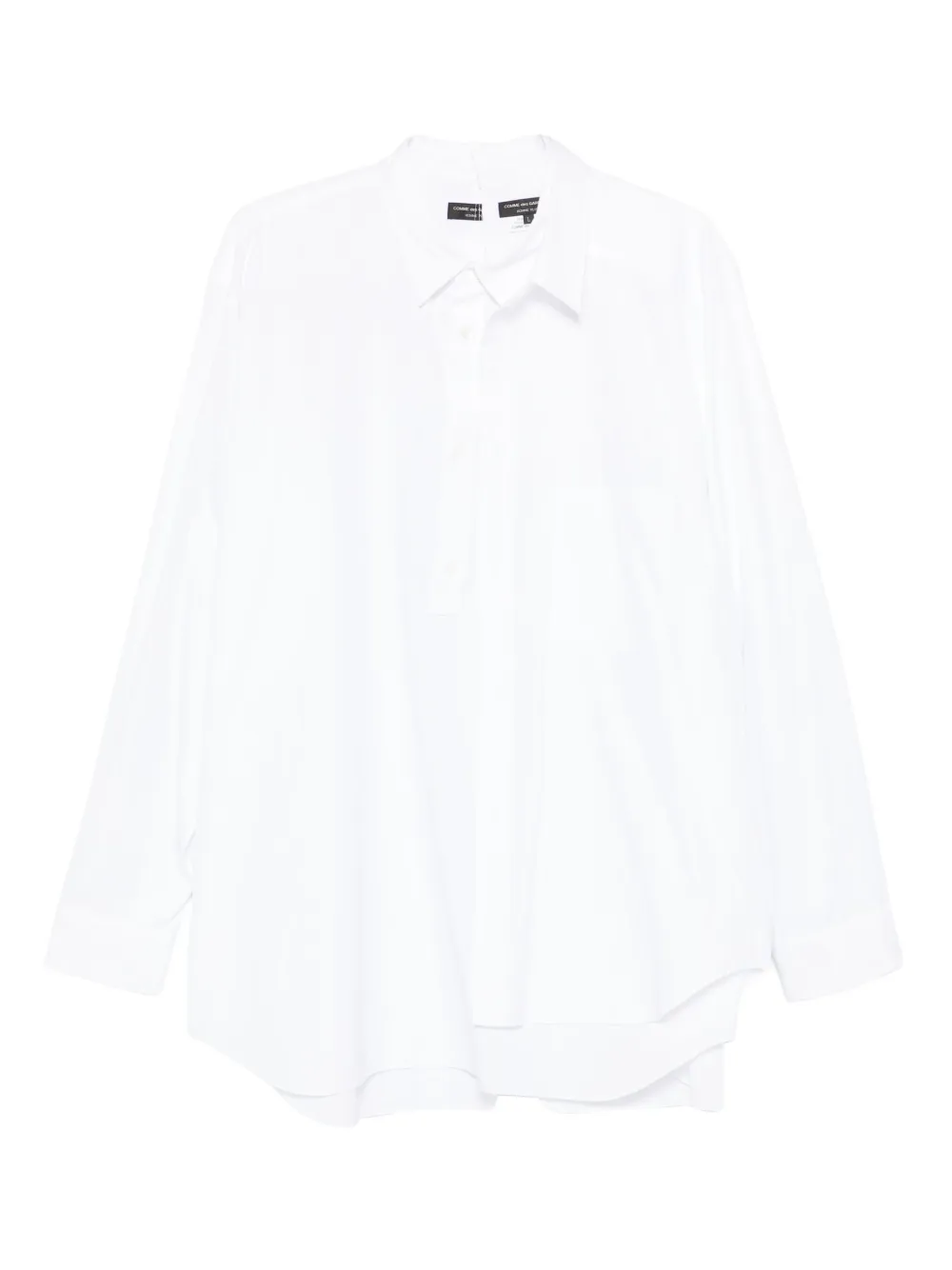 Comme des Garçons Homme Plus layered shirt - White
