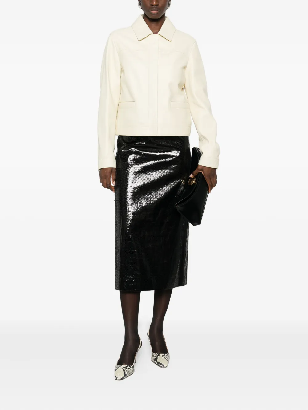 Loulou De Saison Zip-up Jacket In Neutral