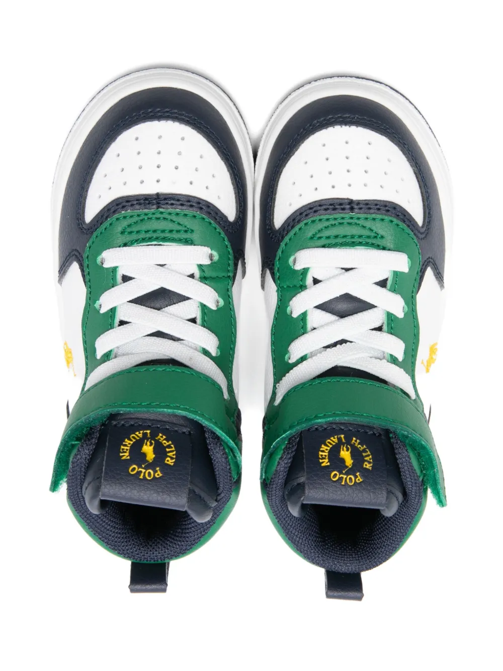 POLO RALPH LAUREN KIDS High-top sneakers met klittenband Blauw
