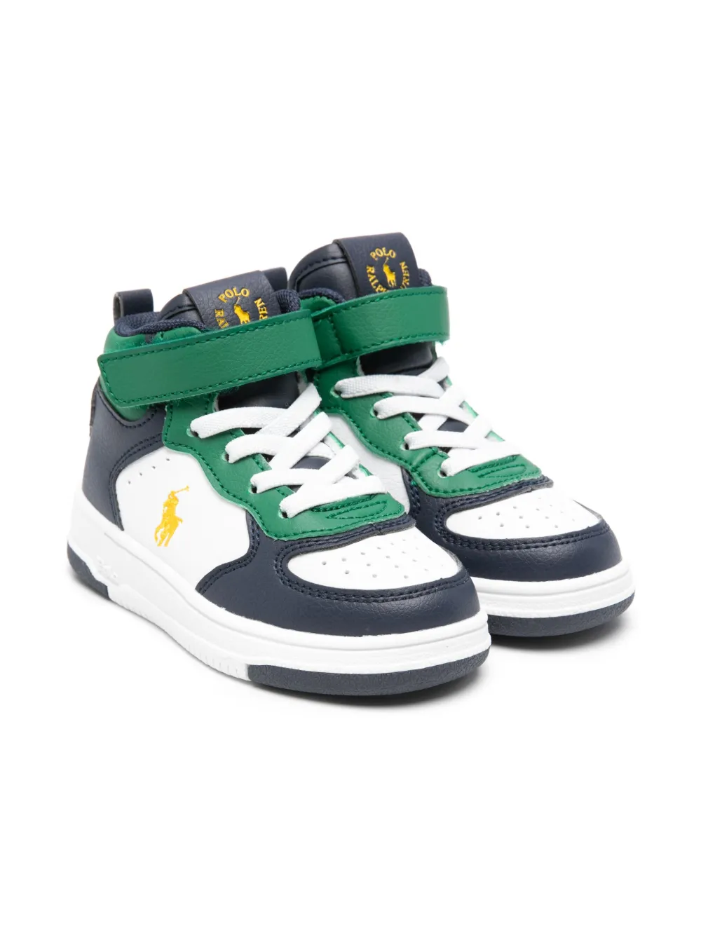 POLO RALPH LAUREN KIDS High-top sneakers met klittenband Blauw