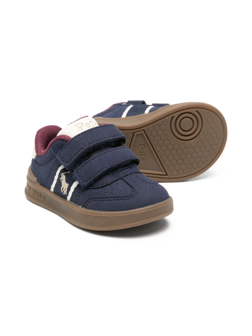 POLO RALPH LAUREN KIDS Sneakers met klittenband Blauw