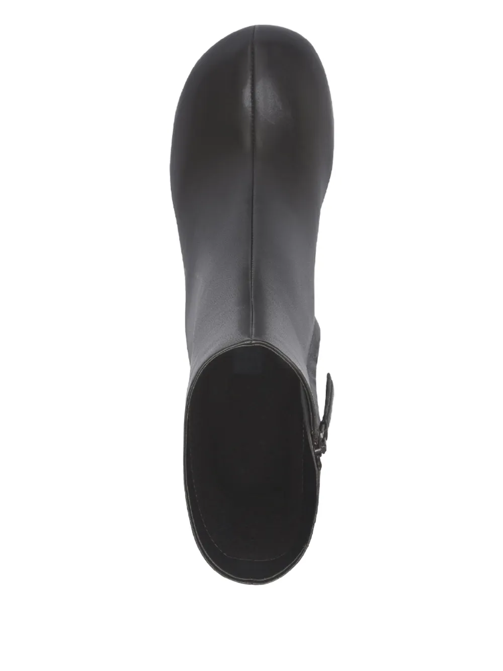 Potamy Leather Ankle Boots In Black