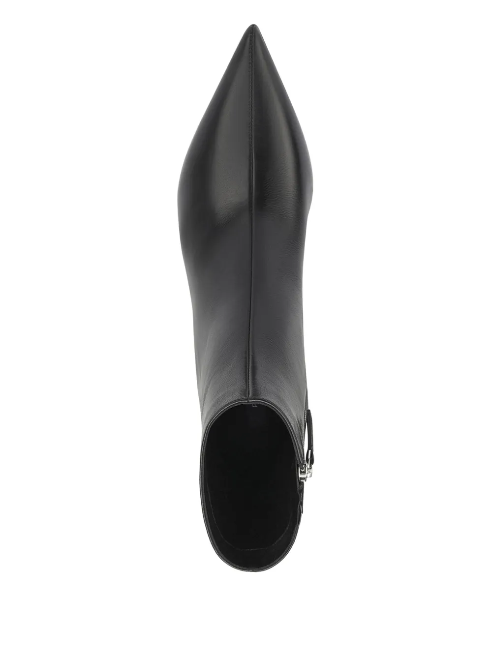 Potamy Leather Ankle Boots In Black