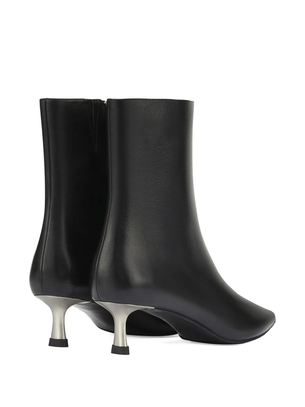 Potamy Leather Ankle Boots In Black