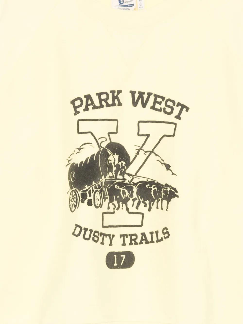 Champion Fleece sweater Geel