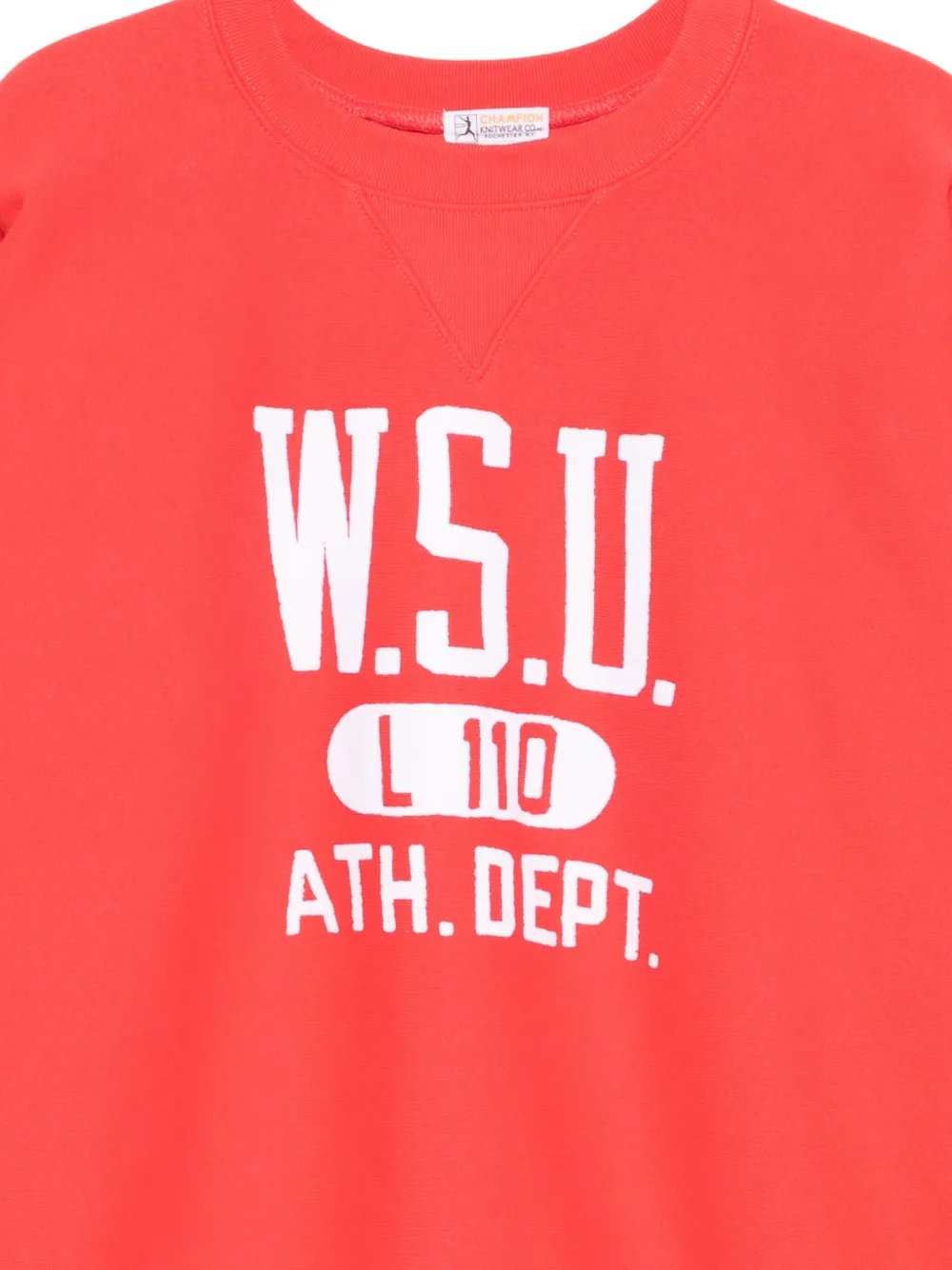 Champion Crew Neck Sweatshirt In Red
