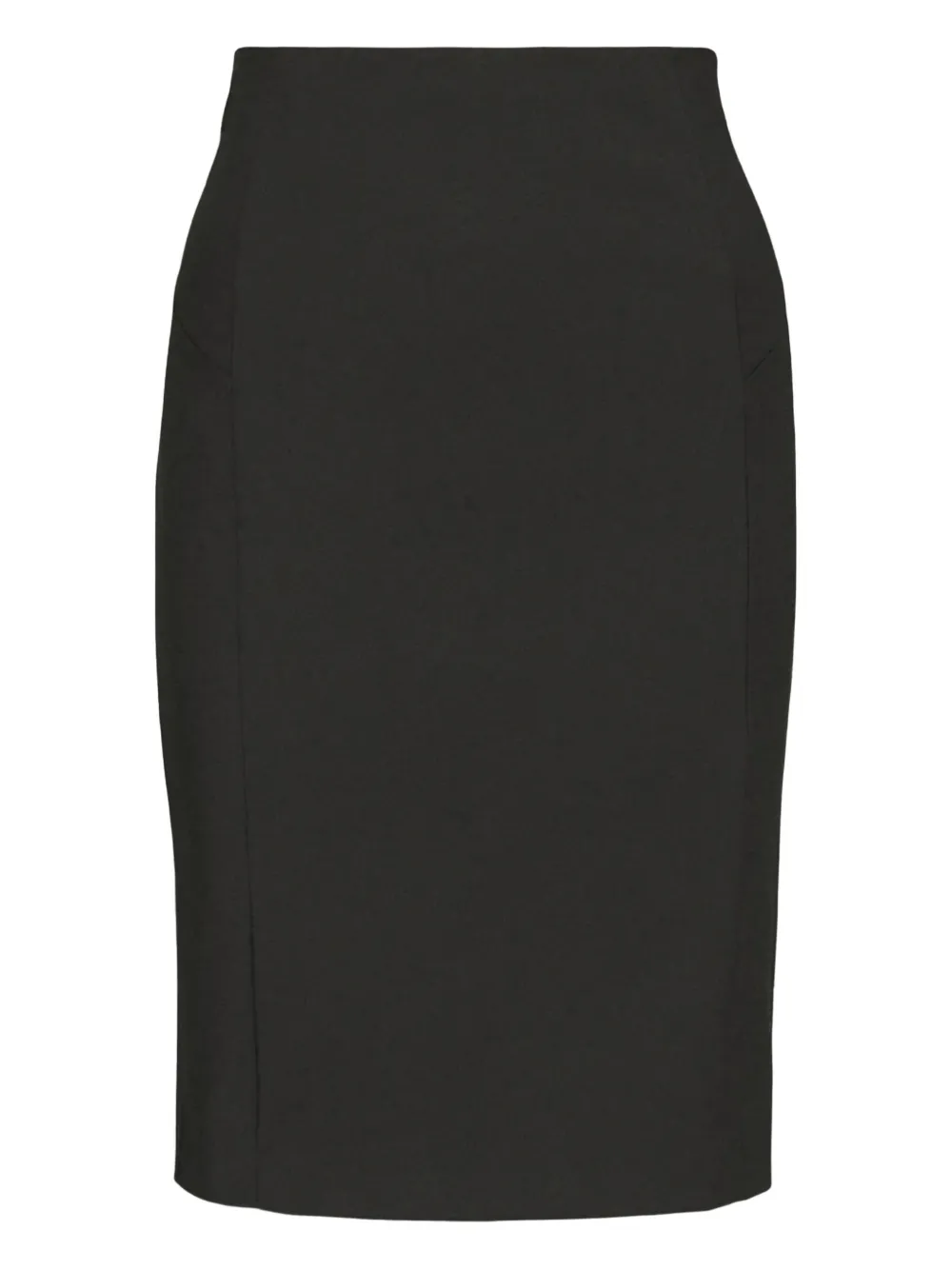 Patrizia Pepe Pencil Midi Skirt In Black