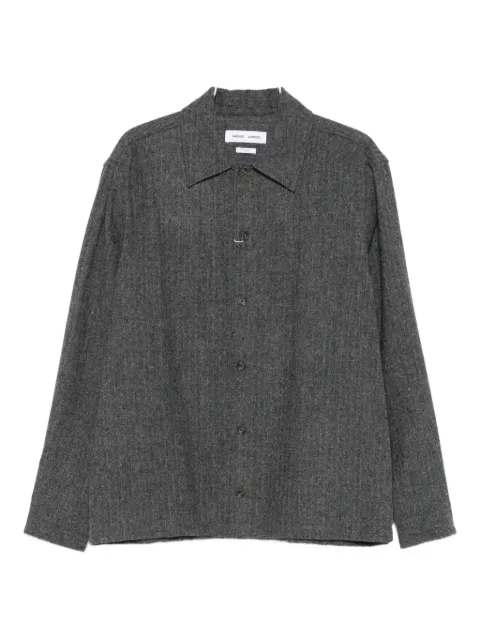 SAMSOE SAMSOE herringbone shirt
