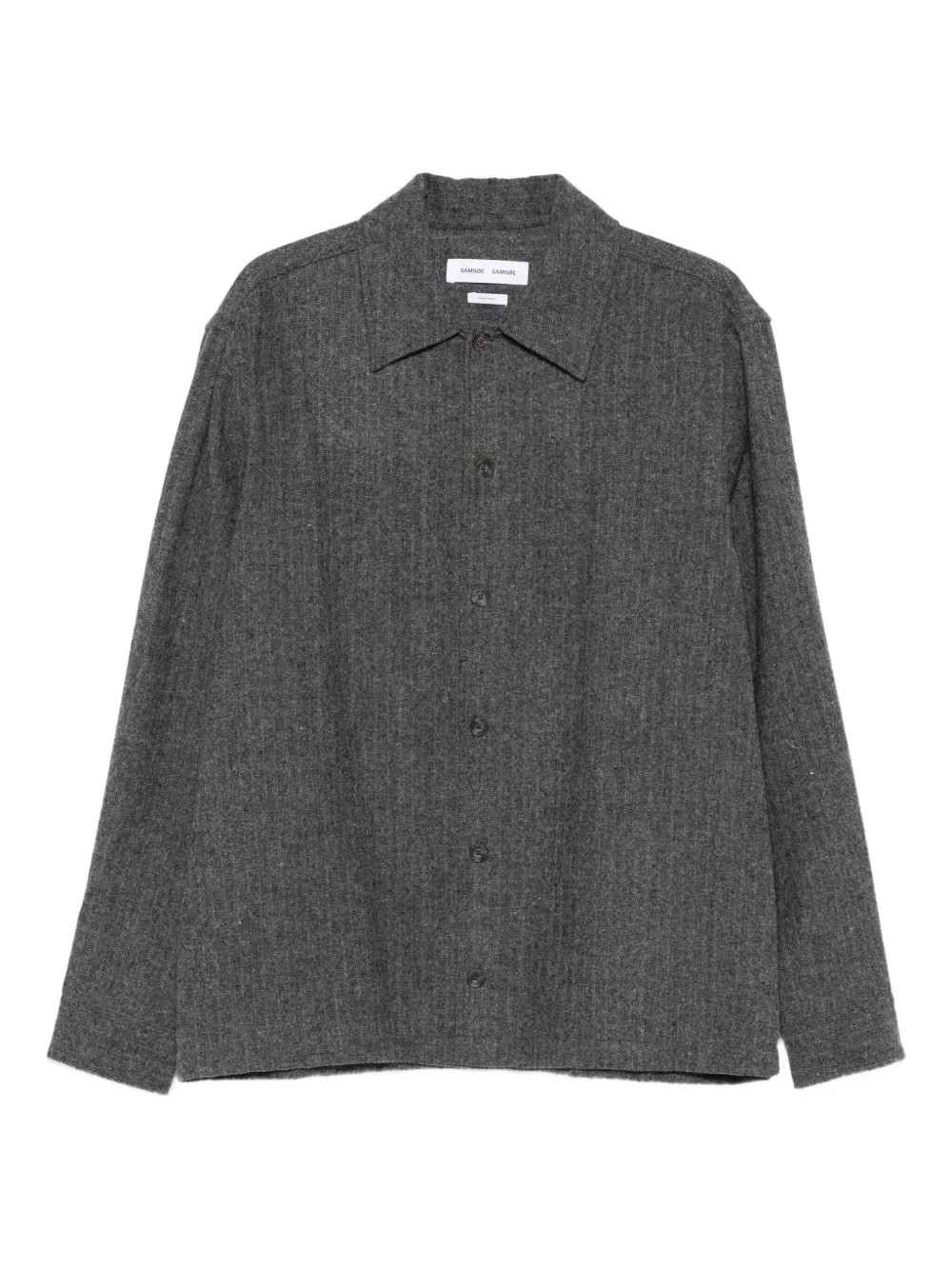 SAMSOE SAMSOE chemise à boutonnière sur le devant | gris | Image 1