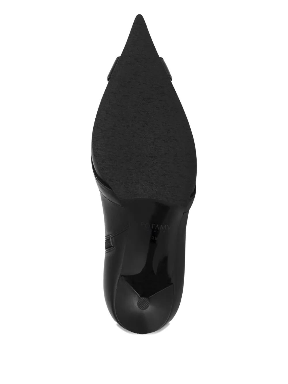 Potamy Knöchelhohe Lederstiefel In Black