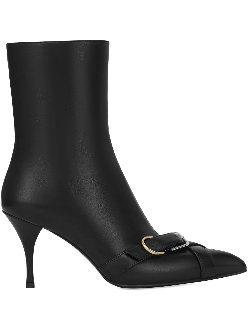 Potamy Knöchelhohe Lederstiefel In Black