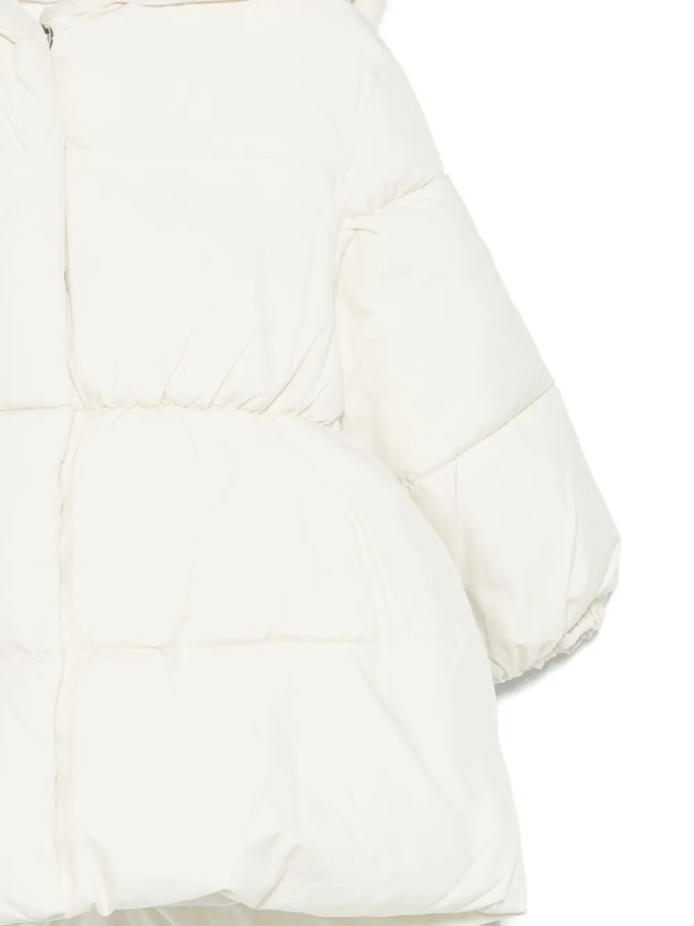  Lalalu Hooded Padded Jacket - White 