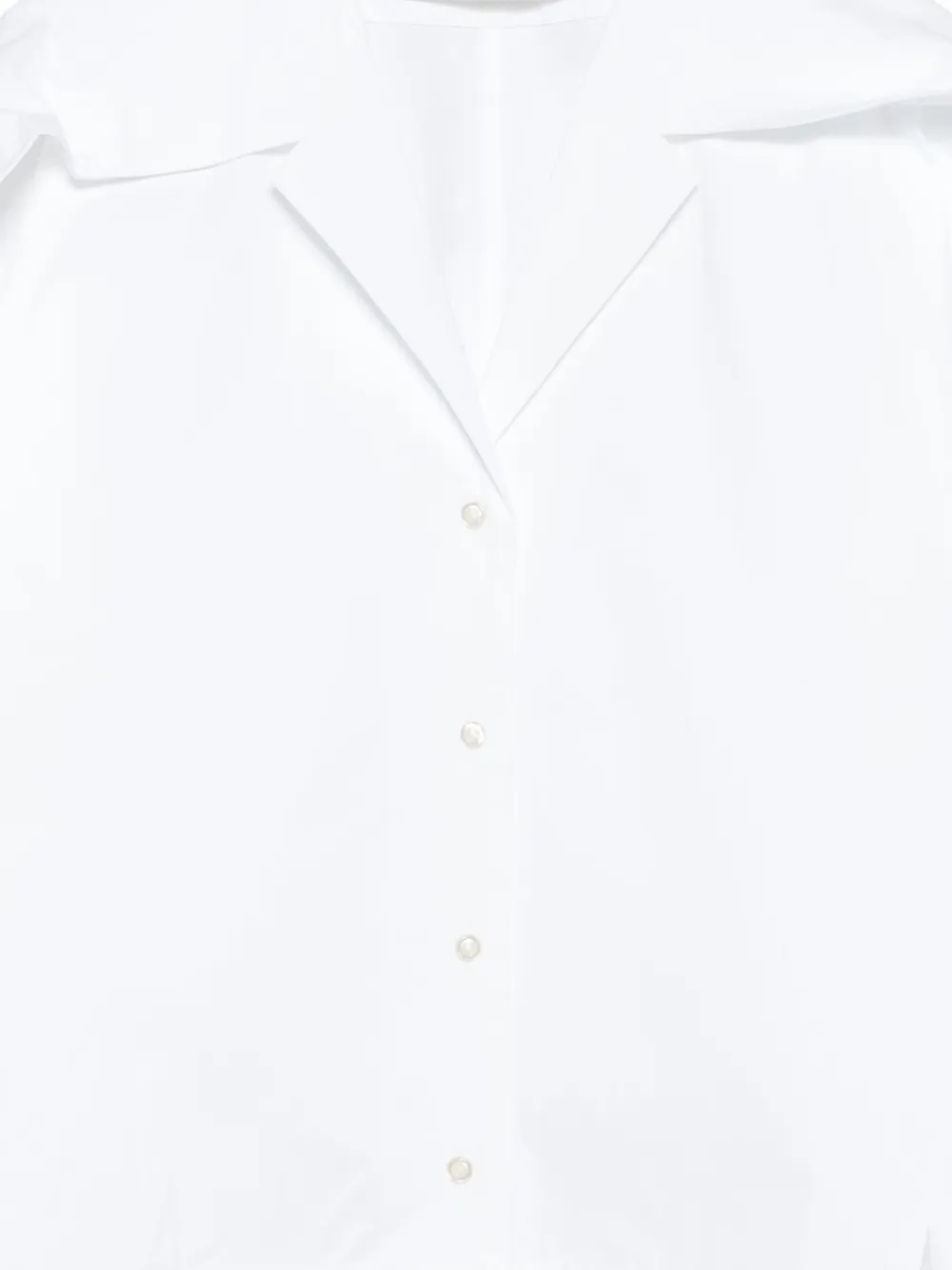  Séfr Arc-collar Shirt - White 