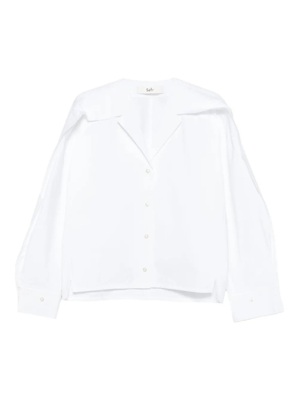 Séfr アークカラーシャツ - ホワイト Séfr アークカラーシャツ - ホワイト