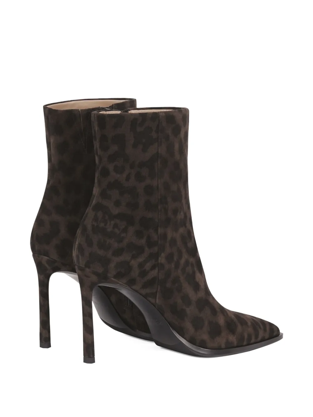 Potamy Suede Heeled Ankle Boots In Black