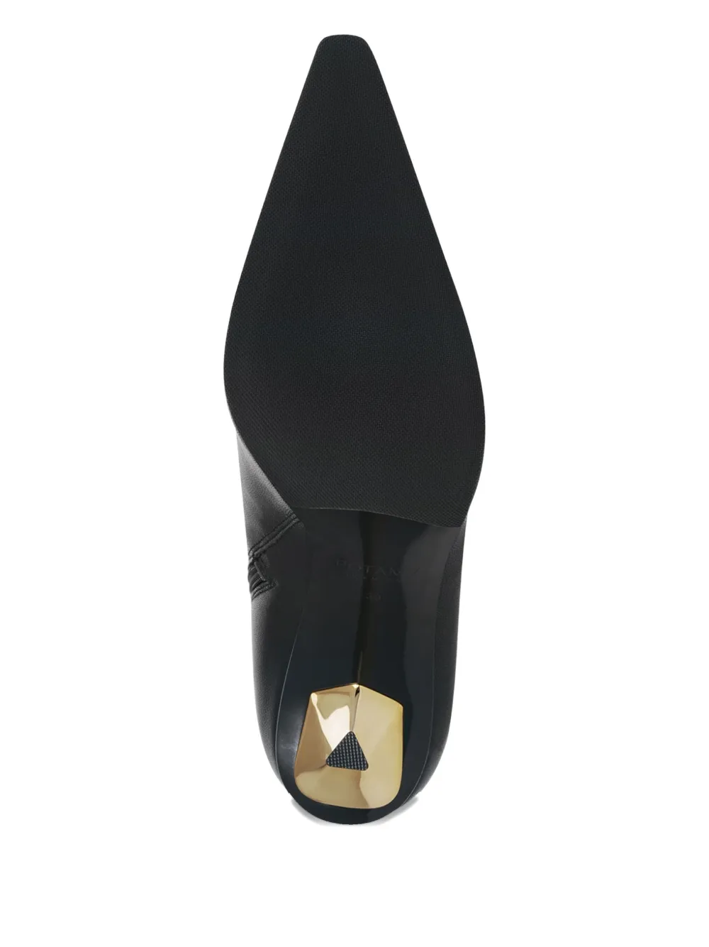 Potamy Leather Ankle Boots In Black