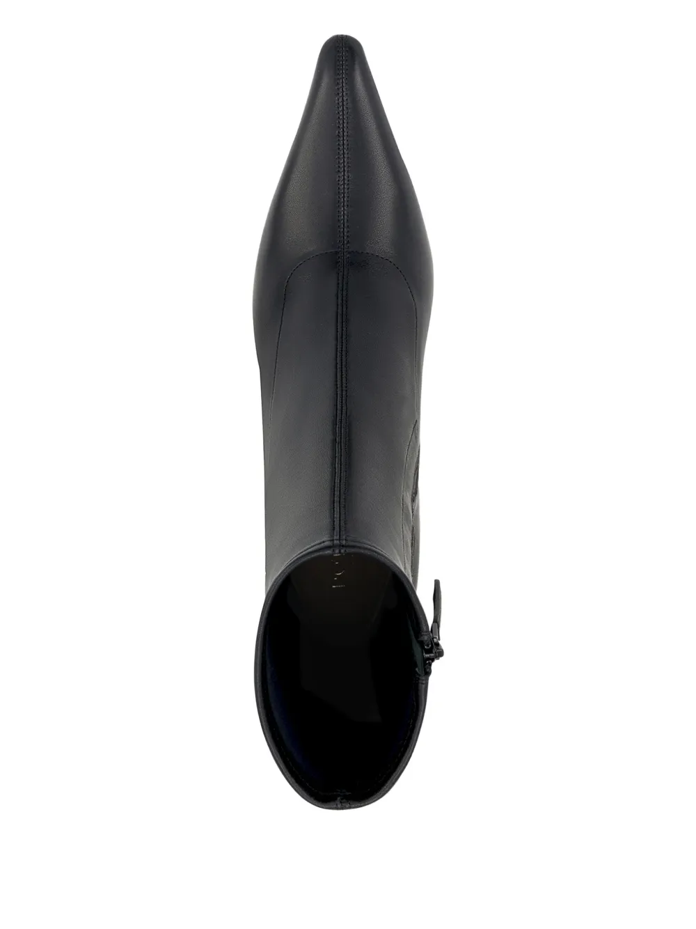 Potamy Leather Ankle Boots In Black