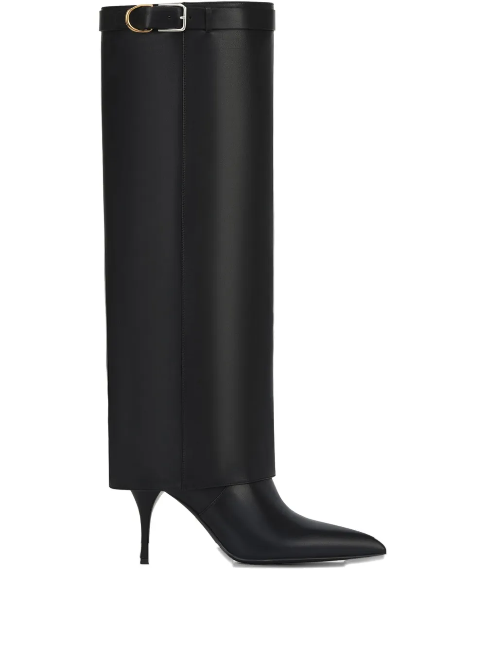 POTAMY botas altas de piel | negro | Image 1