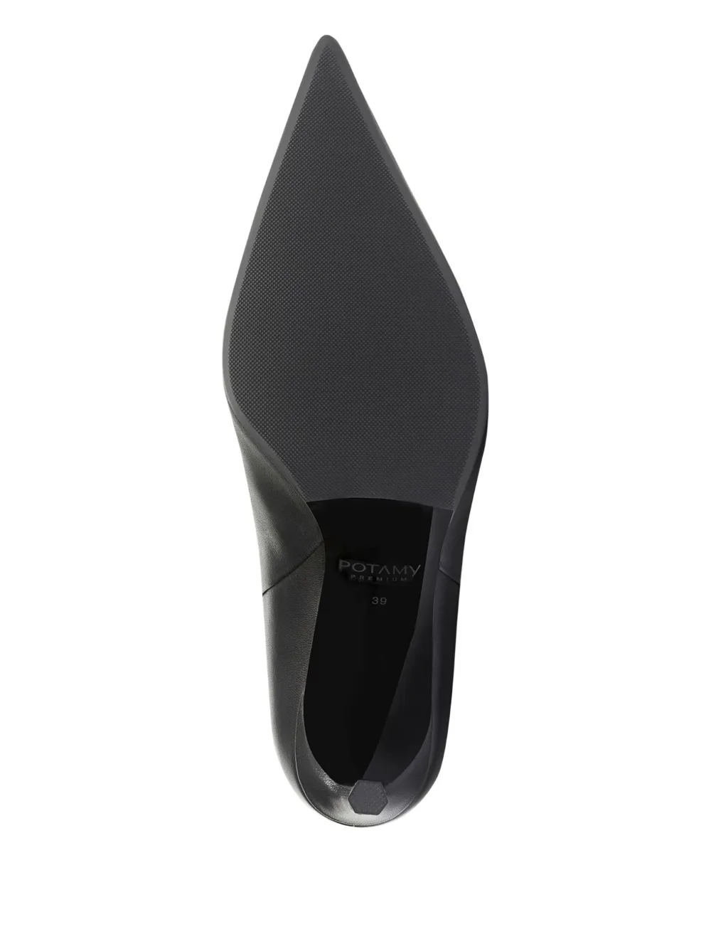 Potamy 70mm Ruched Leather Ankle Boots In Black