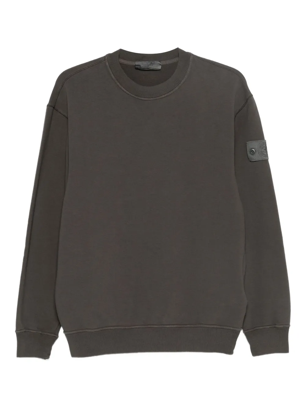 Stone Island sudadera con ribetes de canalé | gris | Image 1