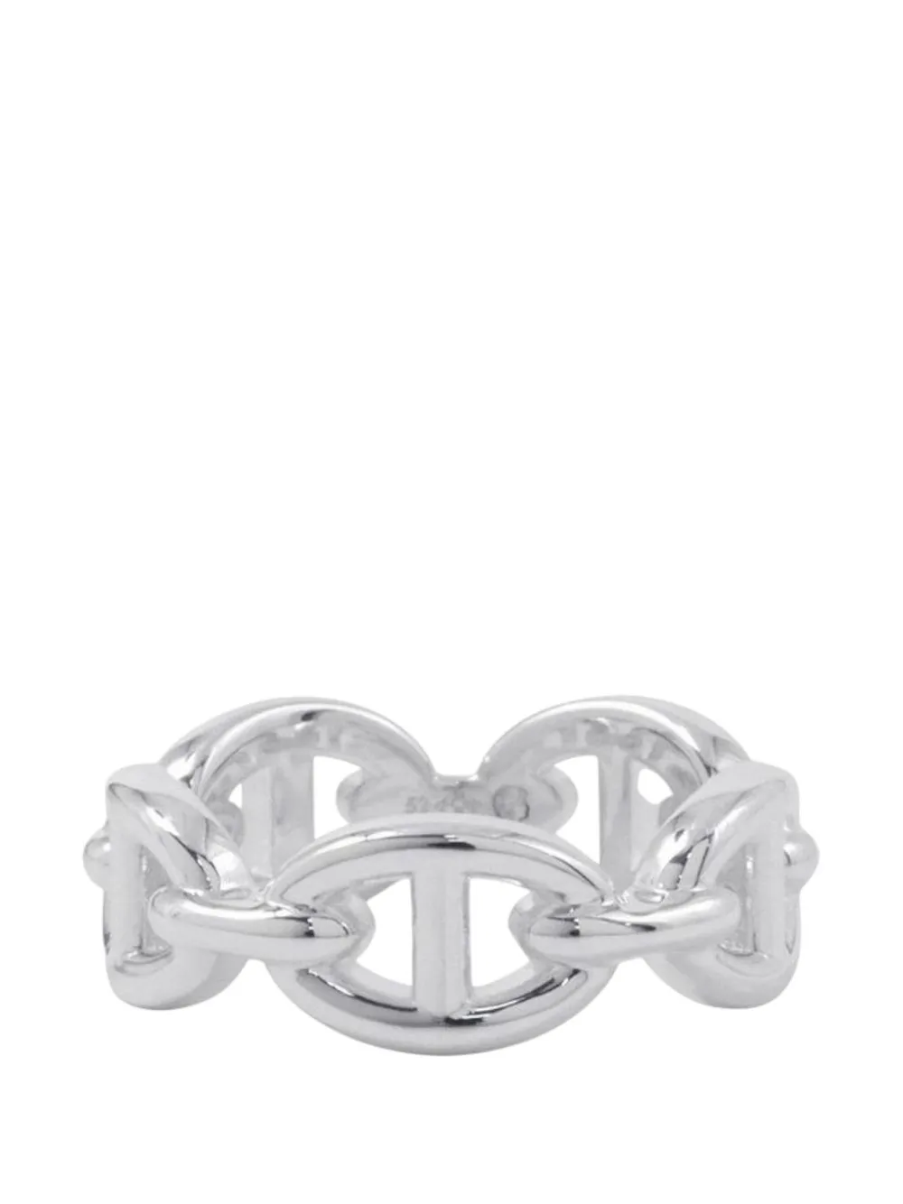 Hermès Pre-Owned anillo Chaine d'Ancre Enchainee en plata de ley 2015-2025 | Hombre | Image 2