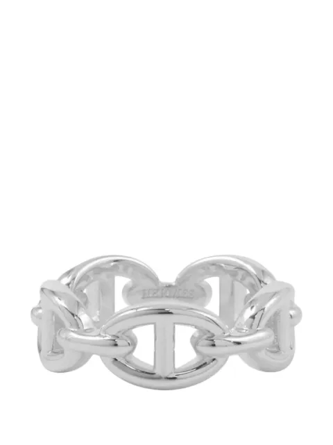 Hermès Pre-Owned bague Chaine d'Ancre en argent sterling (2015-2025)