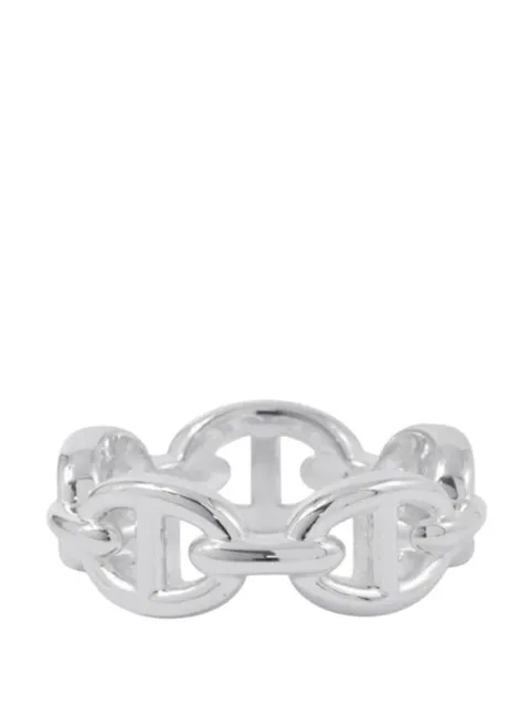 Hermès Pre-Owned 2000-2020 Sterling Silver Chaine d'Ancre Enchainee ring