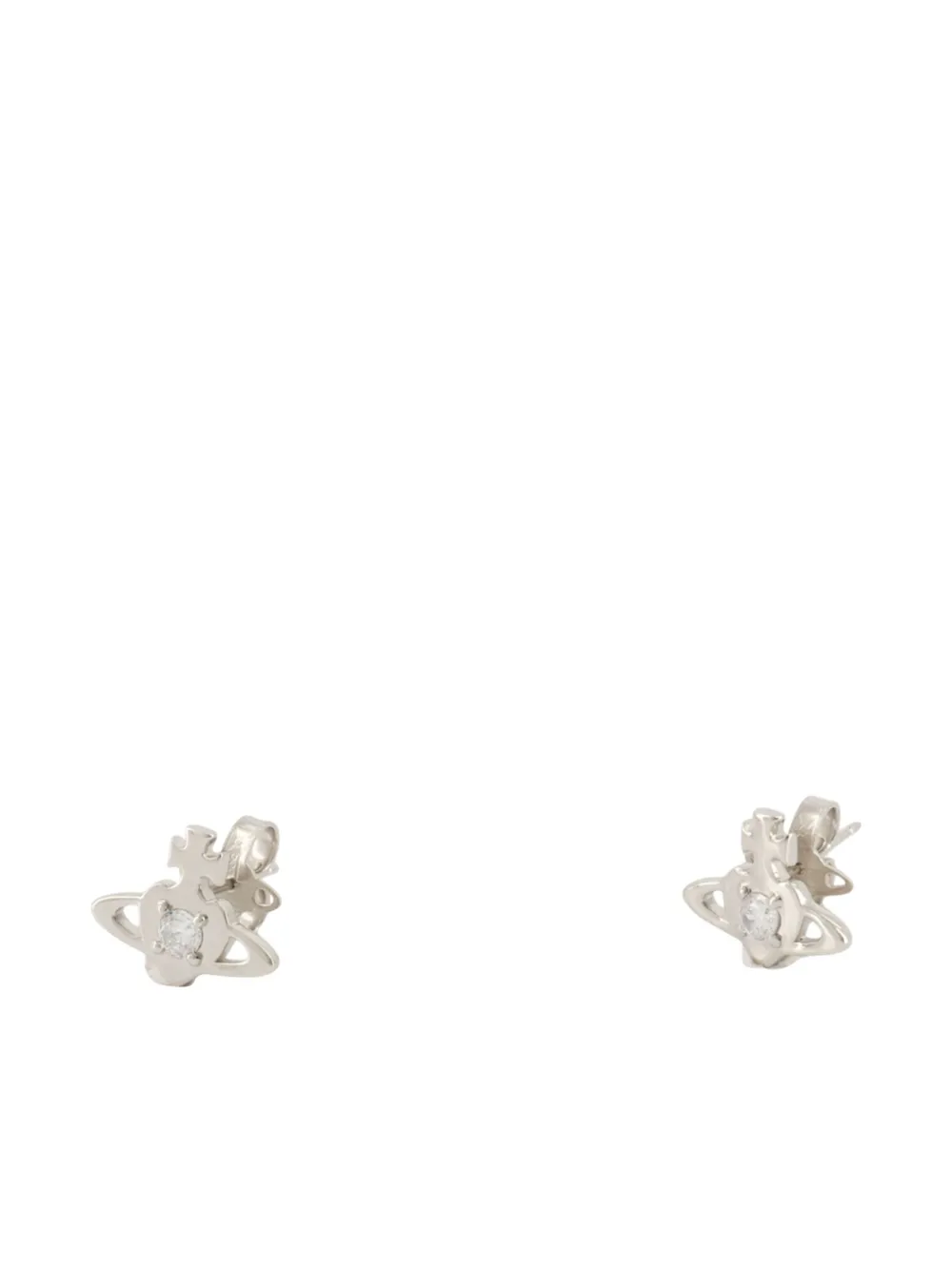 Vivienne Westwood Noella orb stud earrings - Zilver