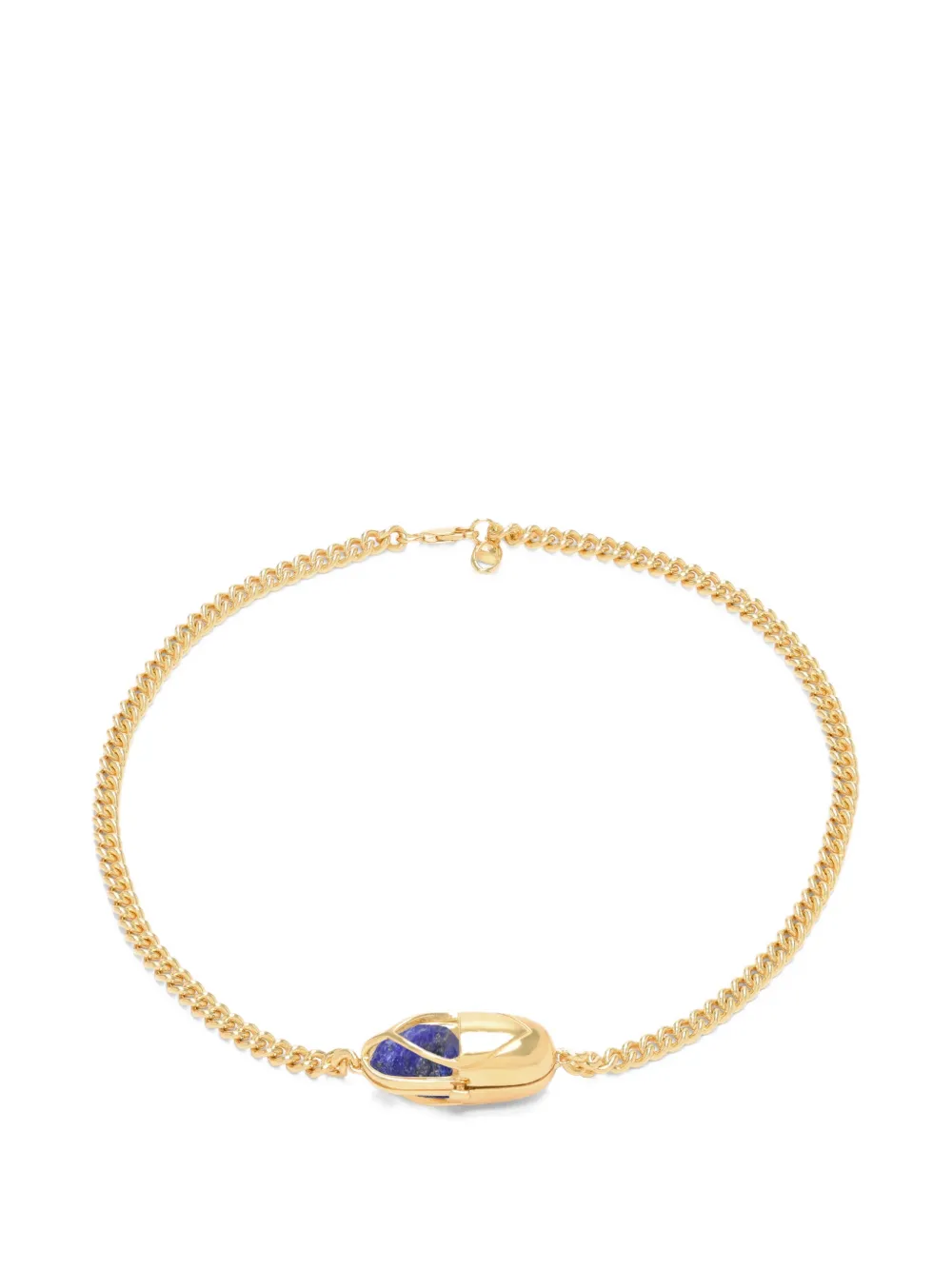 Capsule Eleven Capsule Crystal lapis lazuli necklace - Oro