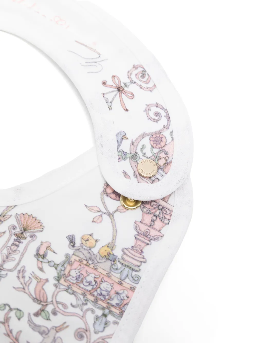 Atelier Choux Printed Bib - White 