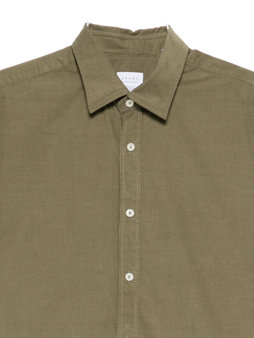 Xacus Cotton Shirt In Green