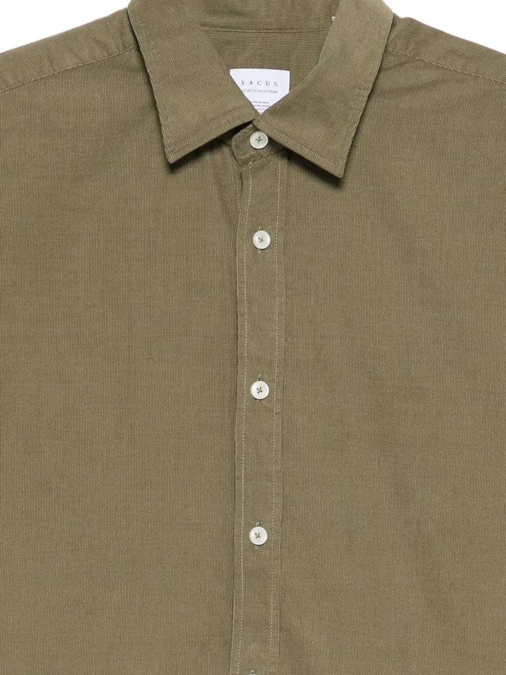 Xacus Katoenen overhemd Groen