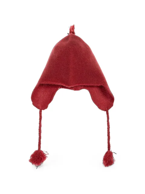 Bonpoint pompom earflap hat