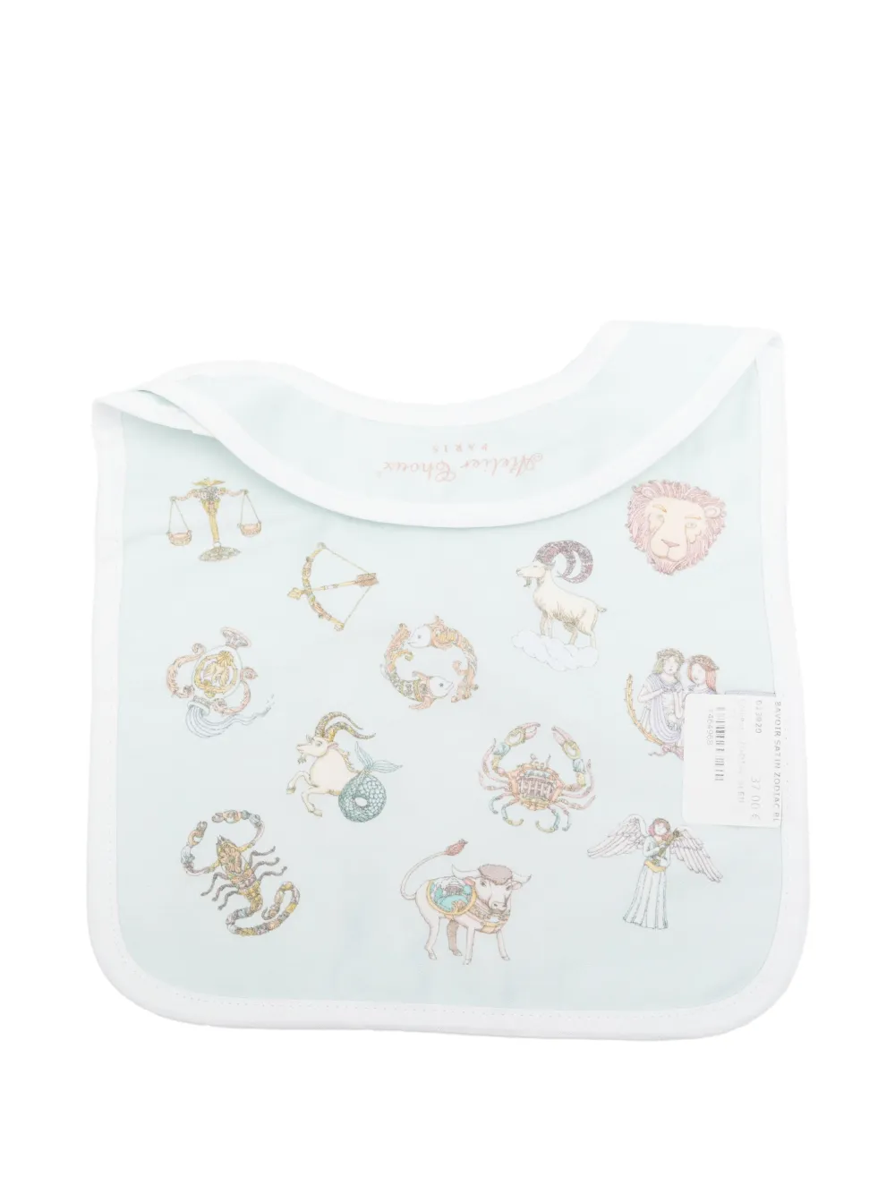  Atelier Choux Printed Bib - Blue 