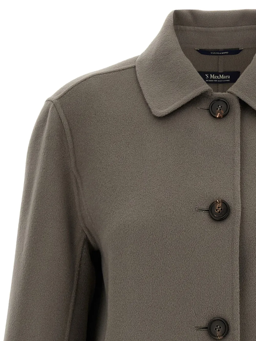Max Mara Lily Overshirt In Brown