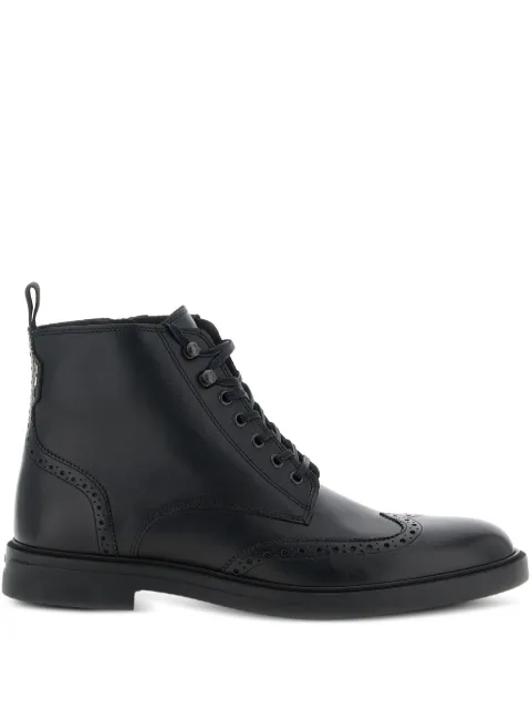 BOSS botas biker de piel