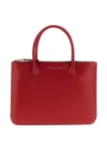 Comme Des Garçons Wallet leather tote bag - Red