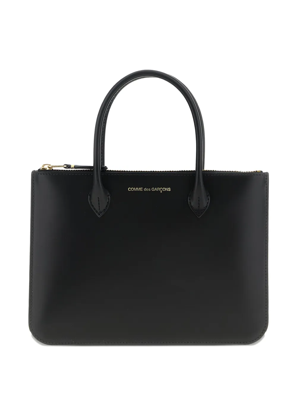 Comme Des Garçons Zip Top-handle Wallet In Black