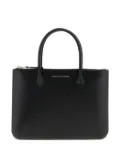 Comme Des Garçons Wallet leather tote bag - Black