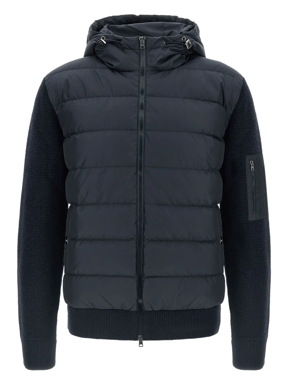 Herno padded-knitted down jacket | Blue | Image 1
