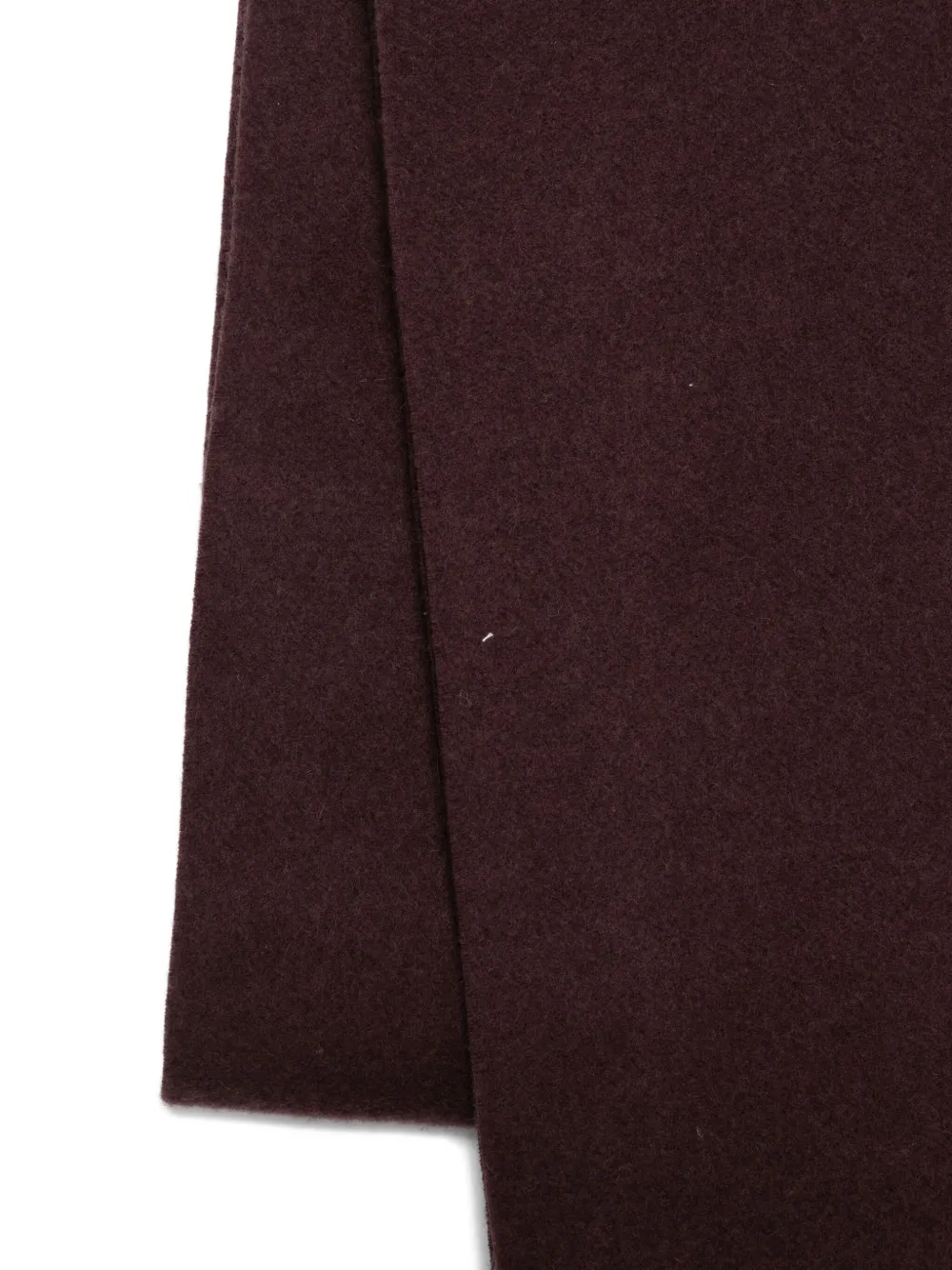 Joseph Logo-embroidered Fringed Scarf In Burgundy