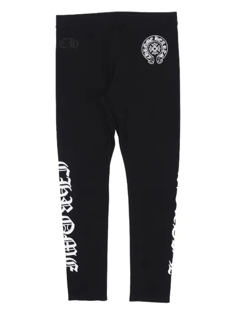 Chrome Hearts leggins con motivo de herradura