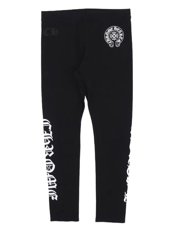 Chrome Hearts ホースシューモチーフ レギンス | ブラック | FARFETCH JP