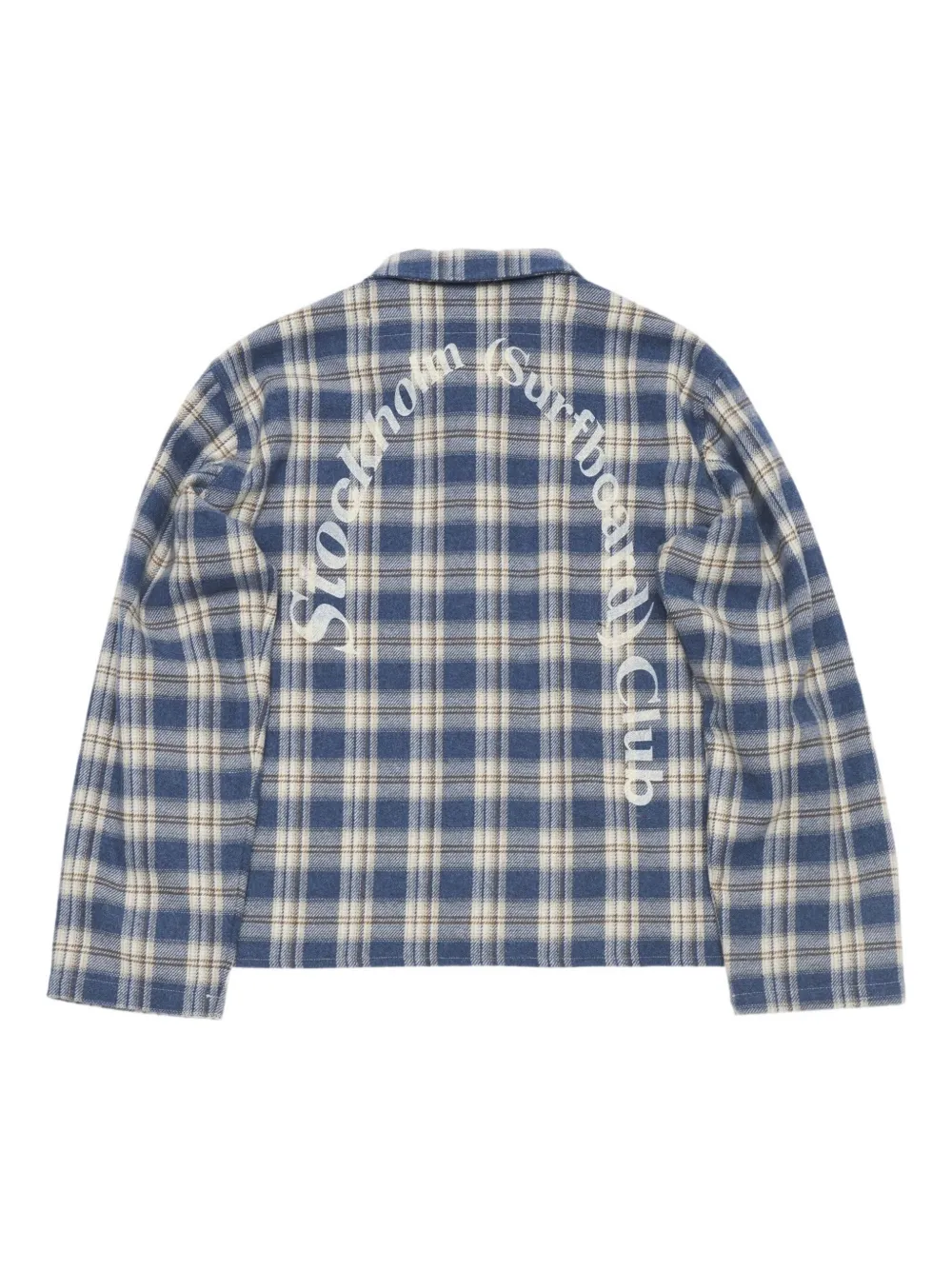 Stockholm Surfboard Club checked overshirt | Women | Image 2