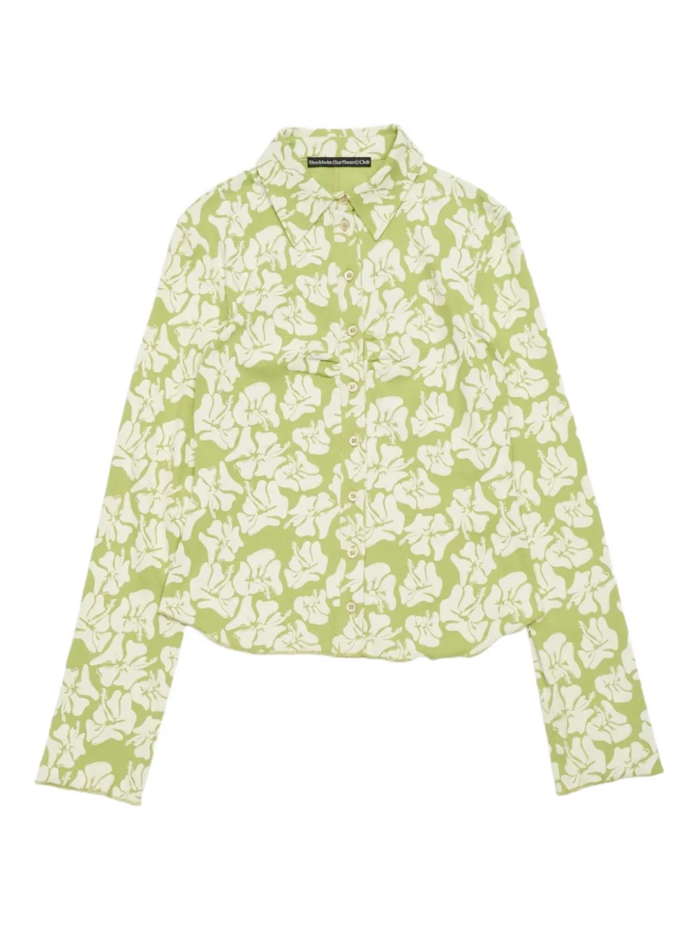 Stockholm Surfboard Club floral shirt - Verde