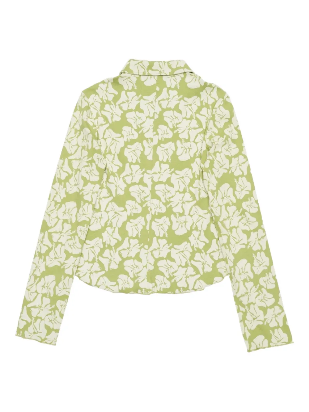 Stockholm Surfboard Club floral shirt - Groen