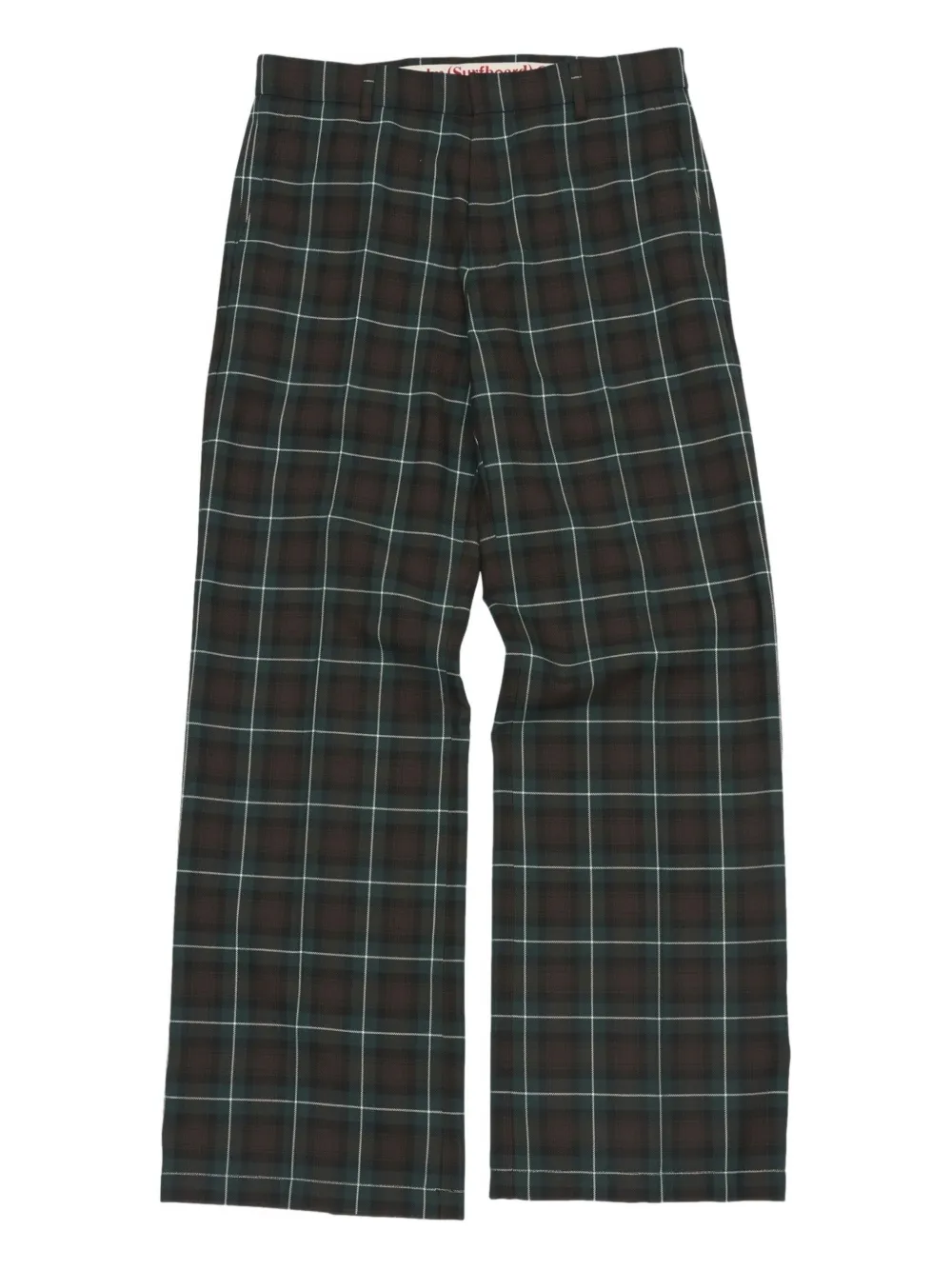 Stockholm Surfboard Club checked trousers | Brown | Image 1